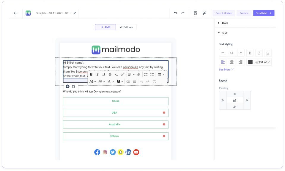 Mailmodo brings life to your email