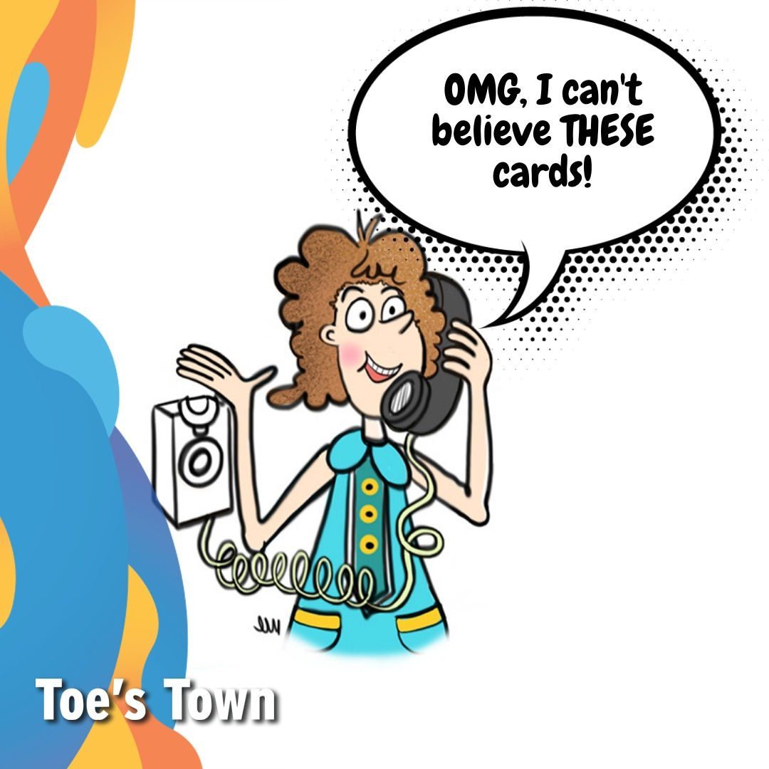 Toe's Town brings the hilarity and uniqueness to greeting cards