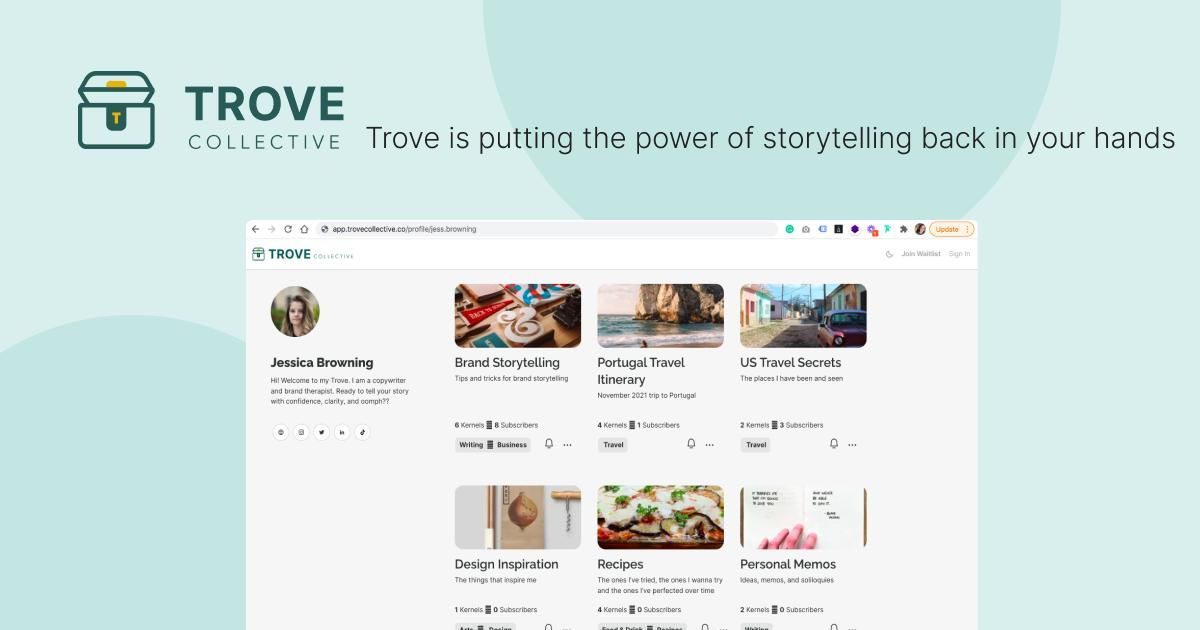 Trove Collective - Peer-to-Peer Social Knowledge Network
